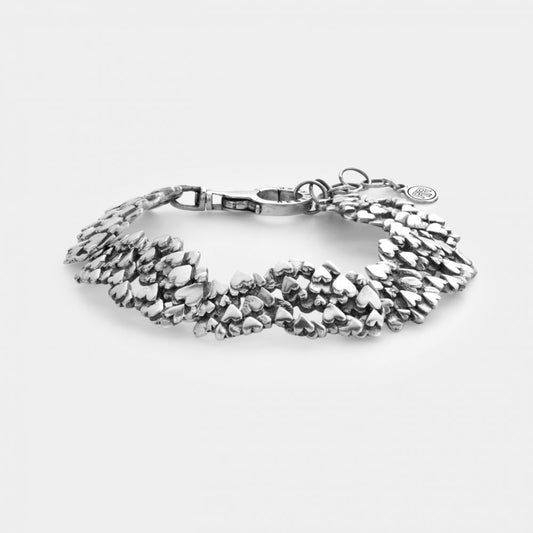 Rebel and Rose Hearts & Hearts Bracelet