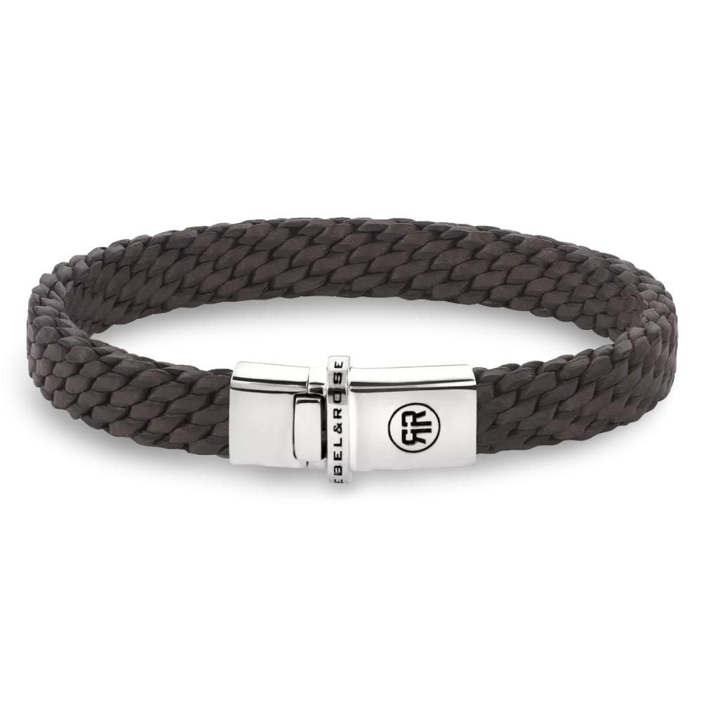 Rebel and Rose Woven Brown Bracelet