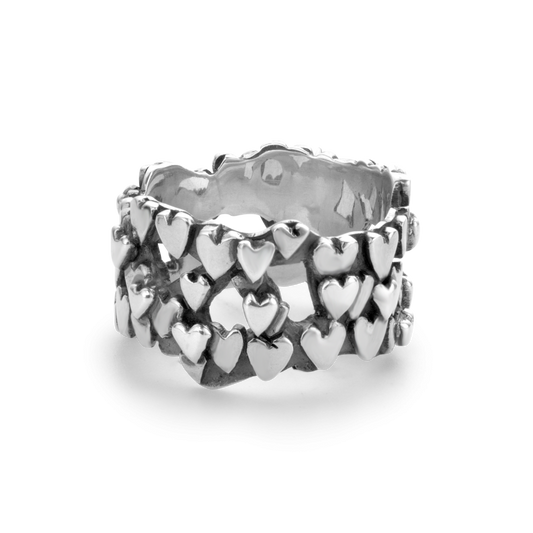 Rebel and Rose Ring Hearts & Hearts