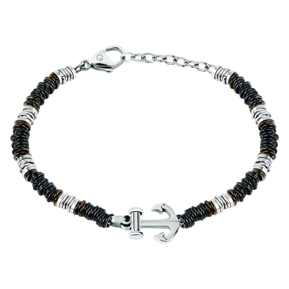 Sector Marine Bracelet Stainless Steel PVD Black & Braceletown 19+3cm