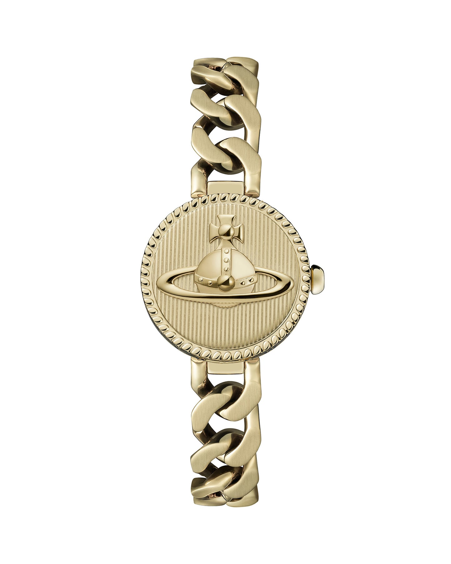 Vivienne Westwood Orb Button 25mm Gold Strap Watch