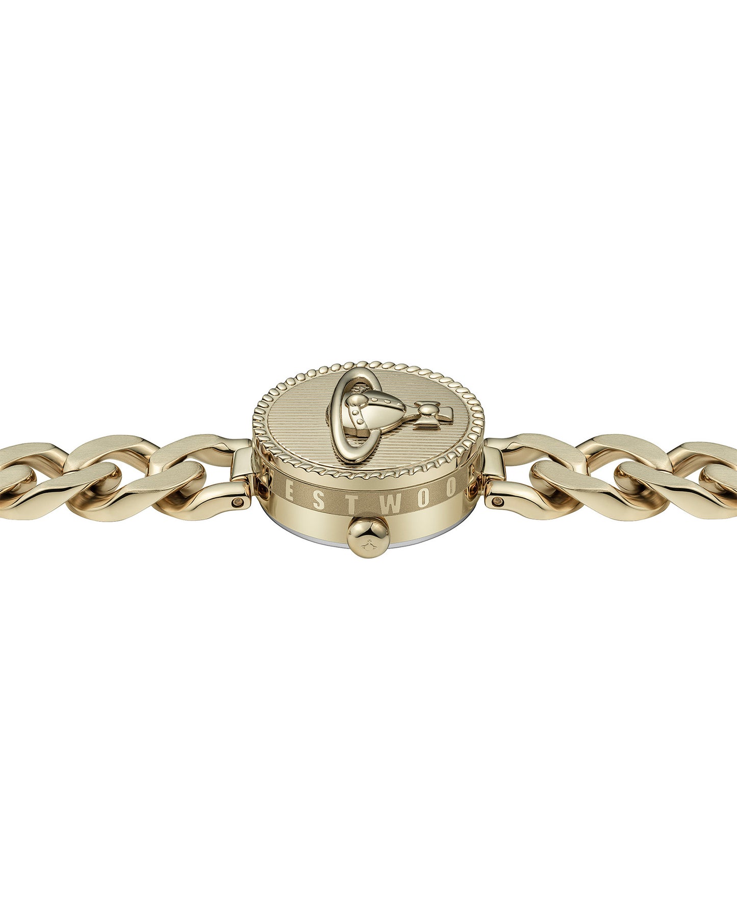 Vivienne Westwood Orb Button 25mm Gold Strap Watch
