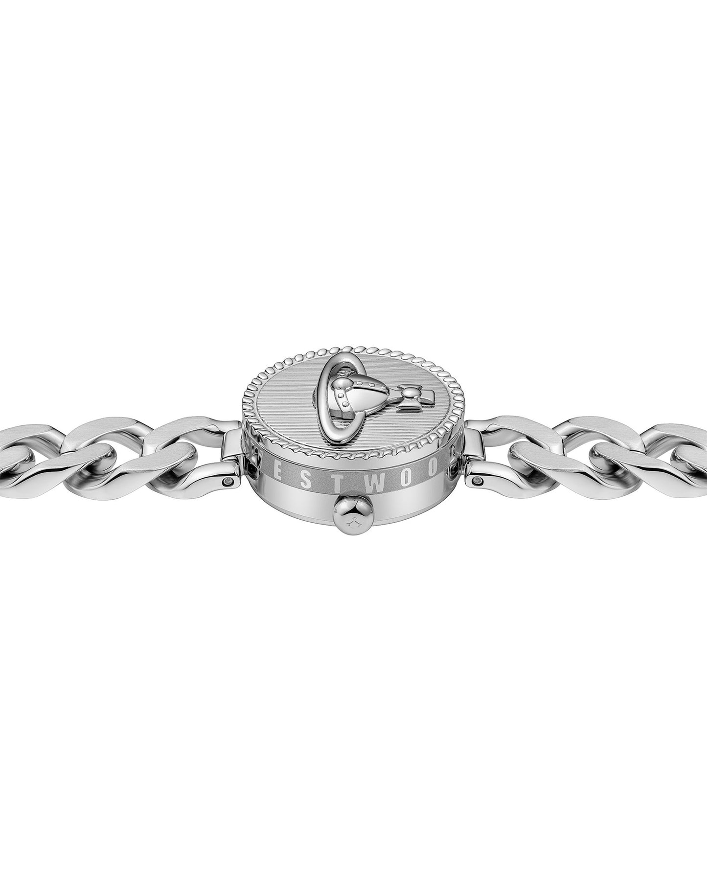 Vivienne Westwood Orb Button 25mm Silver Strap Watch