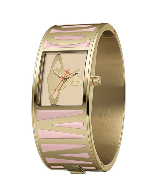 Vivienne Westwood Belvoir 25mm Pink Gold Bangle Watch