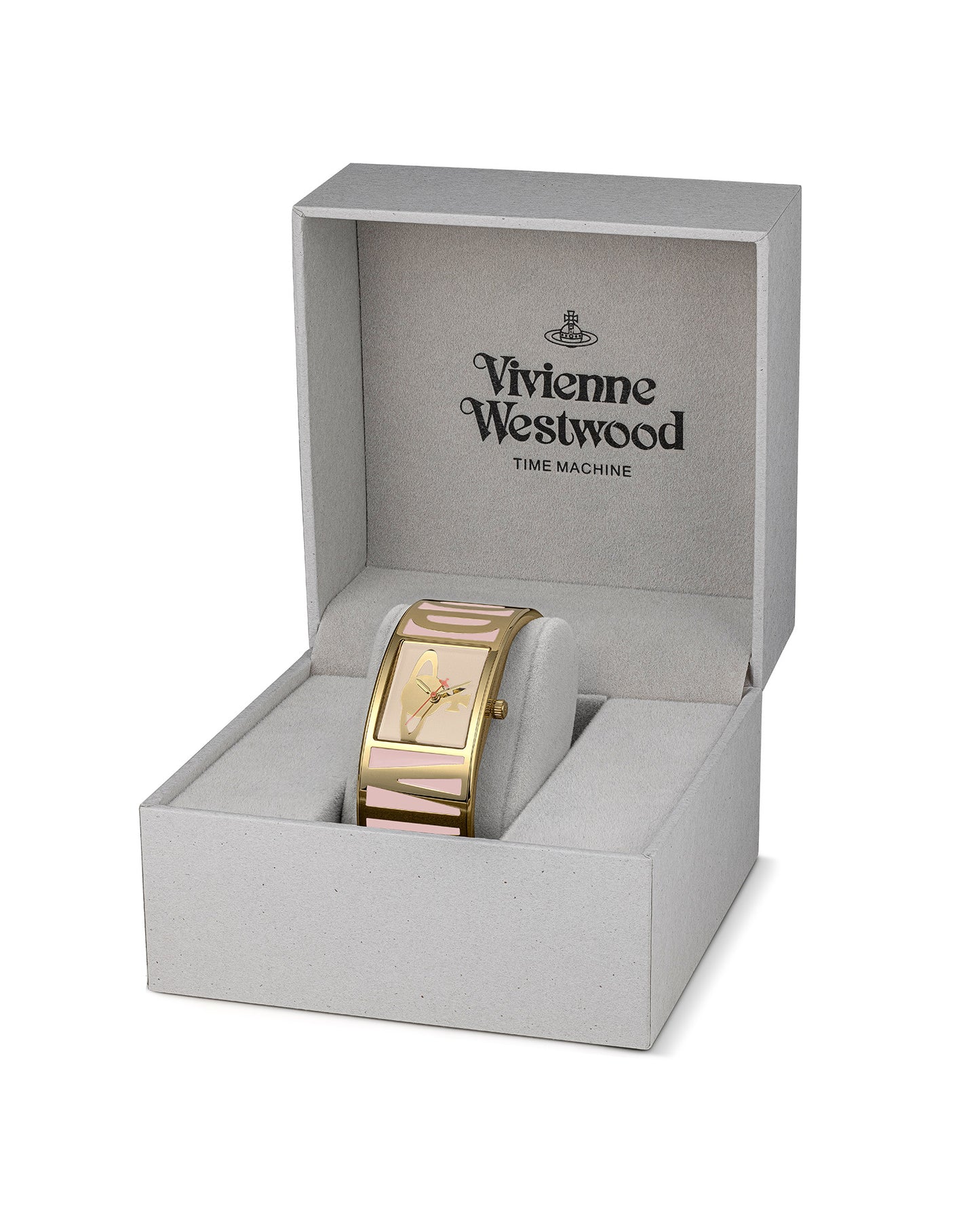 Vivienne Westwood Belvoir 25mm Pink Gold Bangle Watch