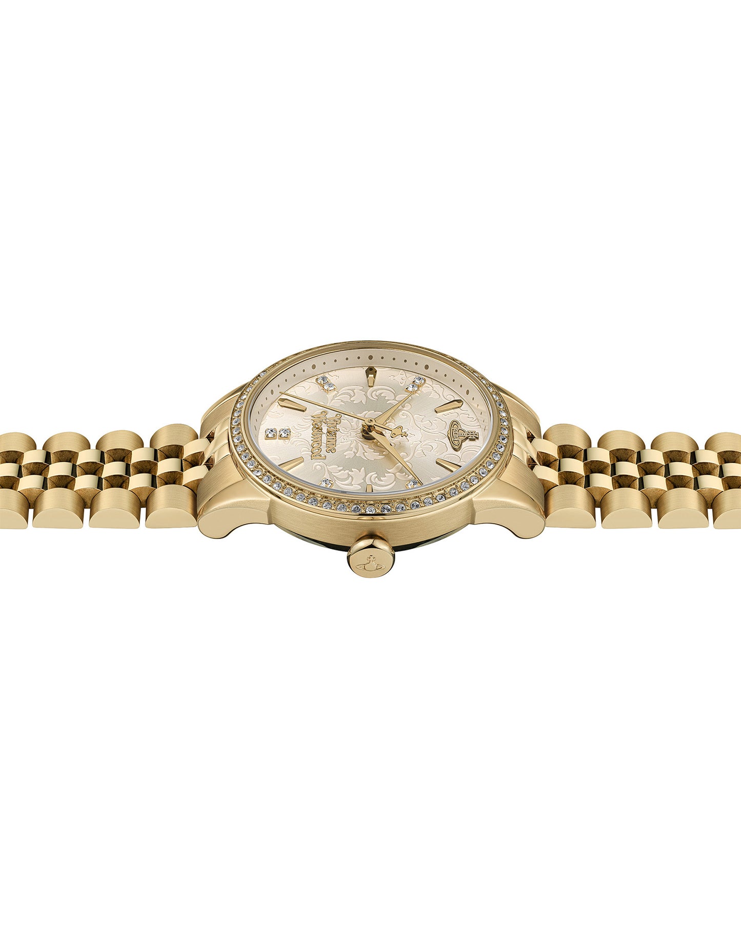 Vivienne Westwood Little Wallace 32mm Gold Dial Gold Strap Watch