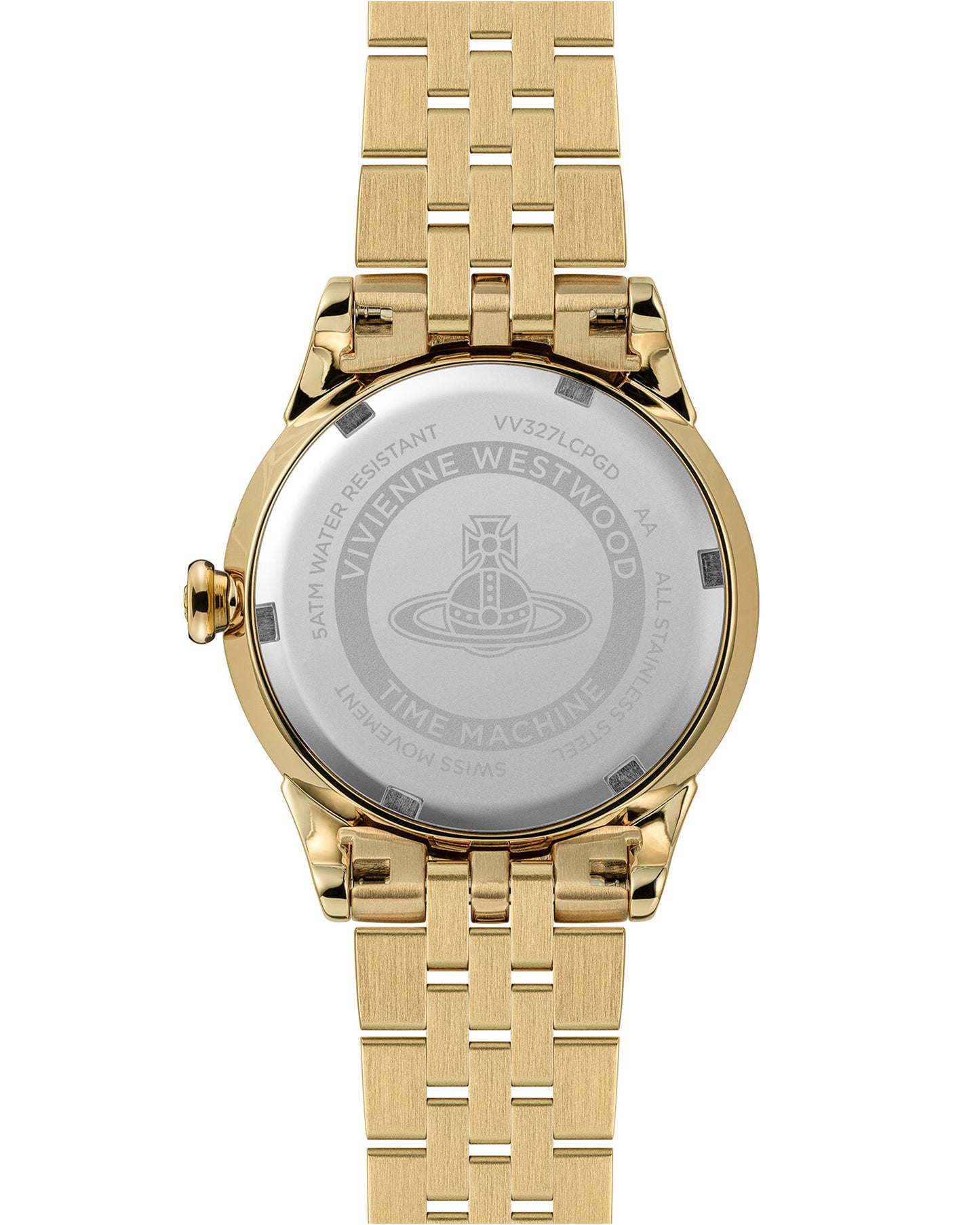 Vivienne Westwood Little Wallace 32mm Gold Dial Gold Strap Watch