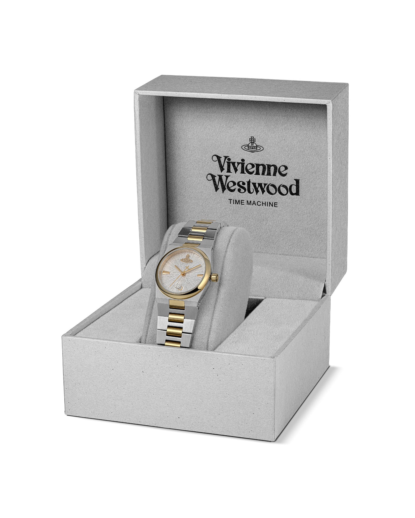 Vivienne Westwood The Hoxton 28mm Two Tone Strap Watch