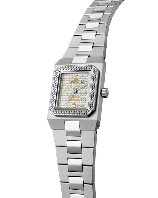 Vivienne Westwood The Brunswick 24mm Silver Strap Watch