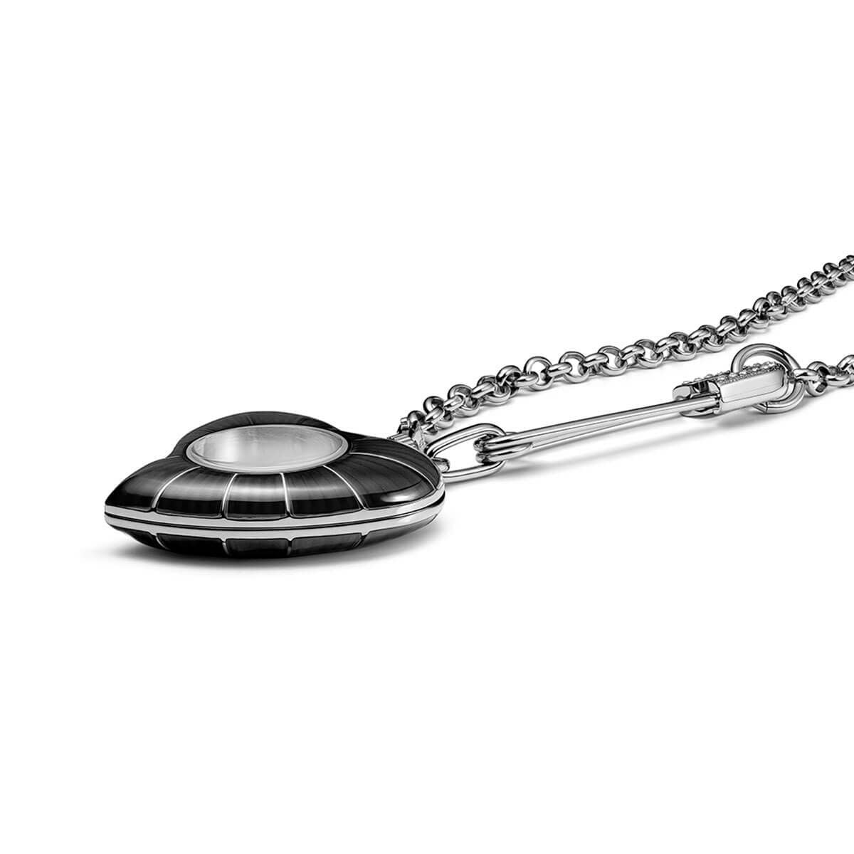 Vivienne Westwood Heart Pendant 32mm Black Watch