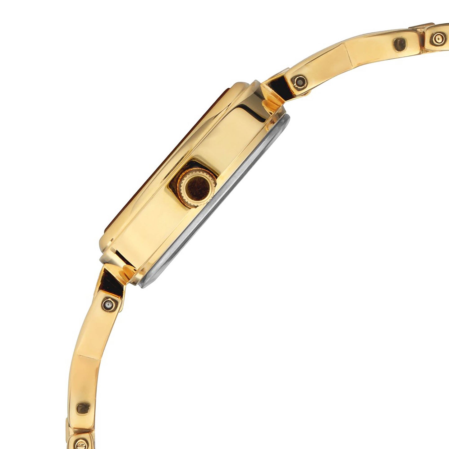Titan Quartz Analogue with Day and Date Champagne Dial Metal Strap Watch for Women