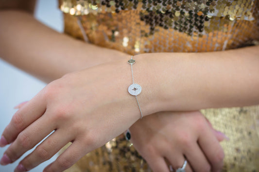 A CHRISTMAS JOURNEY FOLLOW THE STAR BRACELET SILVER