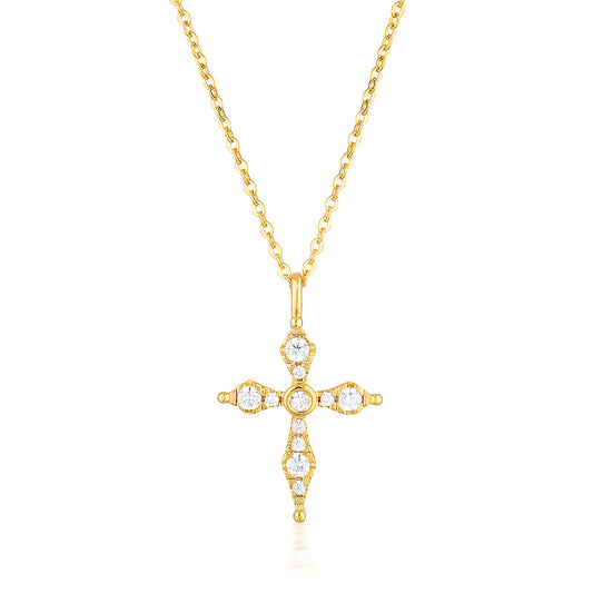 GEORGINI BLESS MINI GOLD CROSS