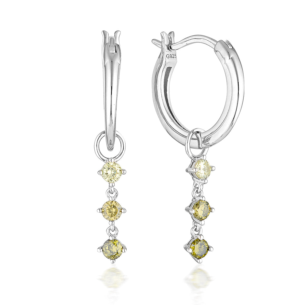 SUMMER SORBET MATCHA MAGIC EARRINGS MULTI COLOURED SILVER