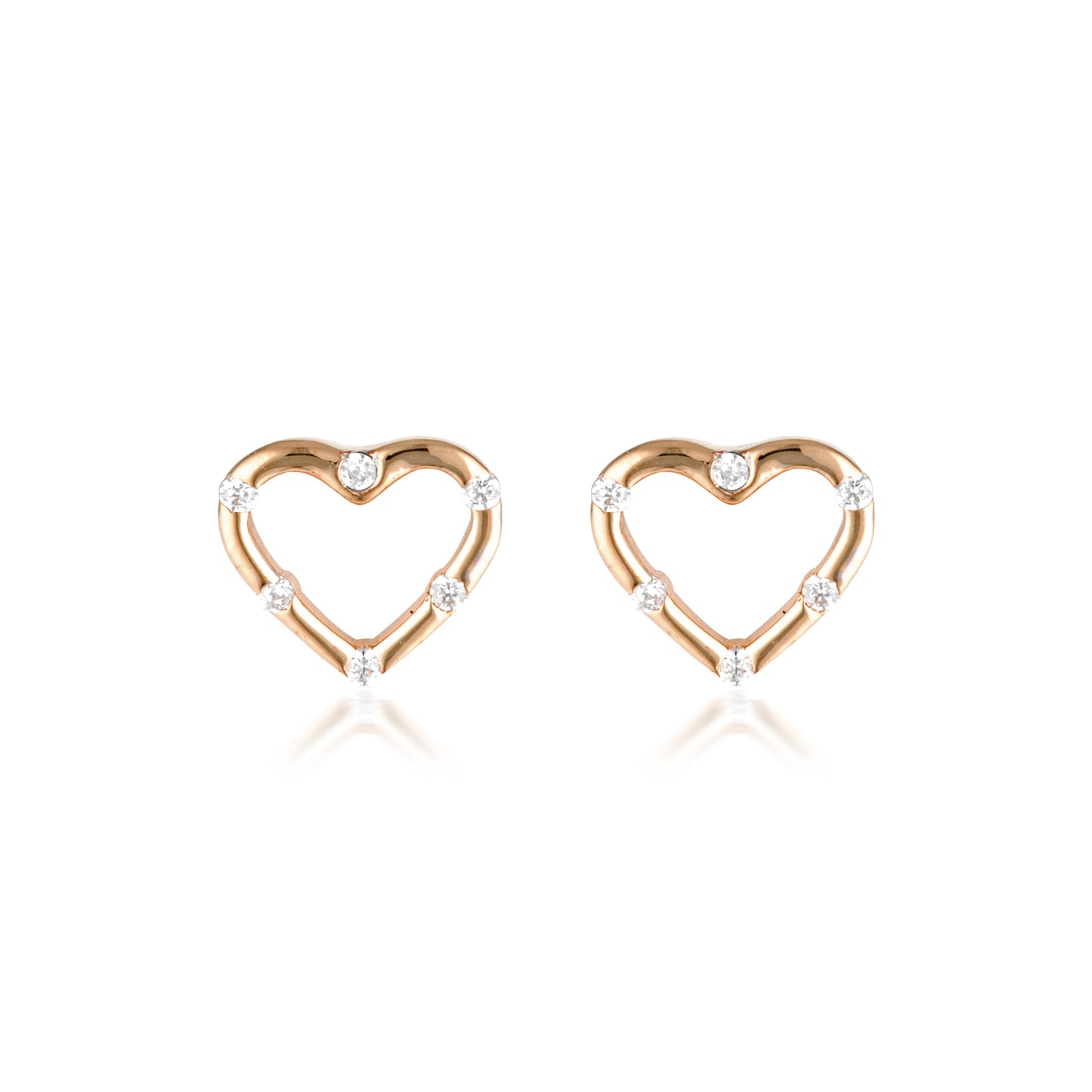 SUMMER SORBET CANDY CUPID EARRINGS ROSE GOLD