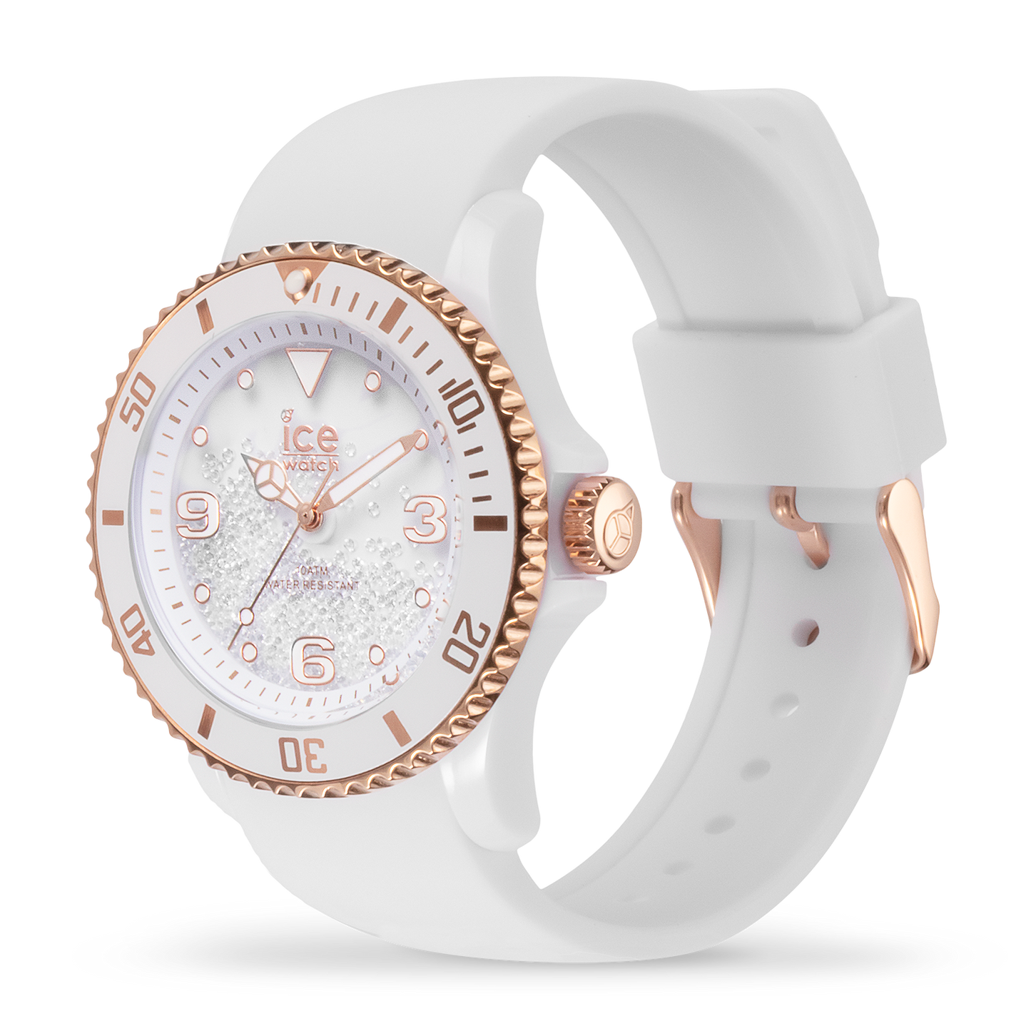 ICE crystal - White rose-gold - Smooth