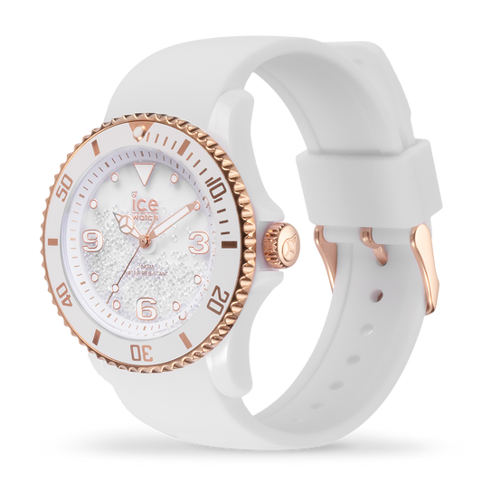 ICE crystal - White rose-gold - Smooth