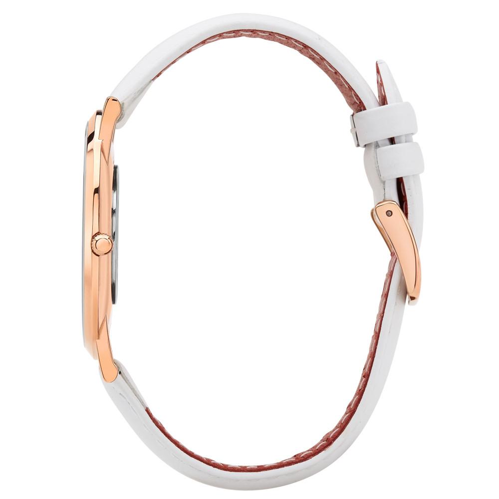 Rose & Coy Pinnacle Ultra Slim 40mm Rose Gold | White Leather Watch
