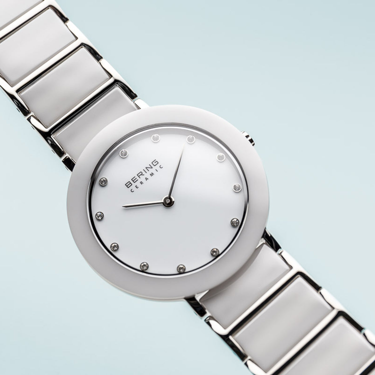 Bering white 2025 ceramic ladies watch