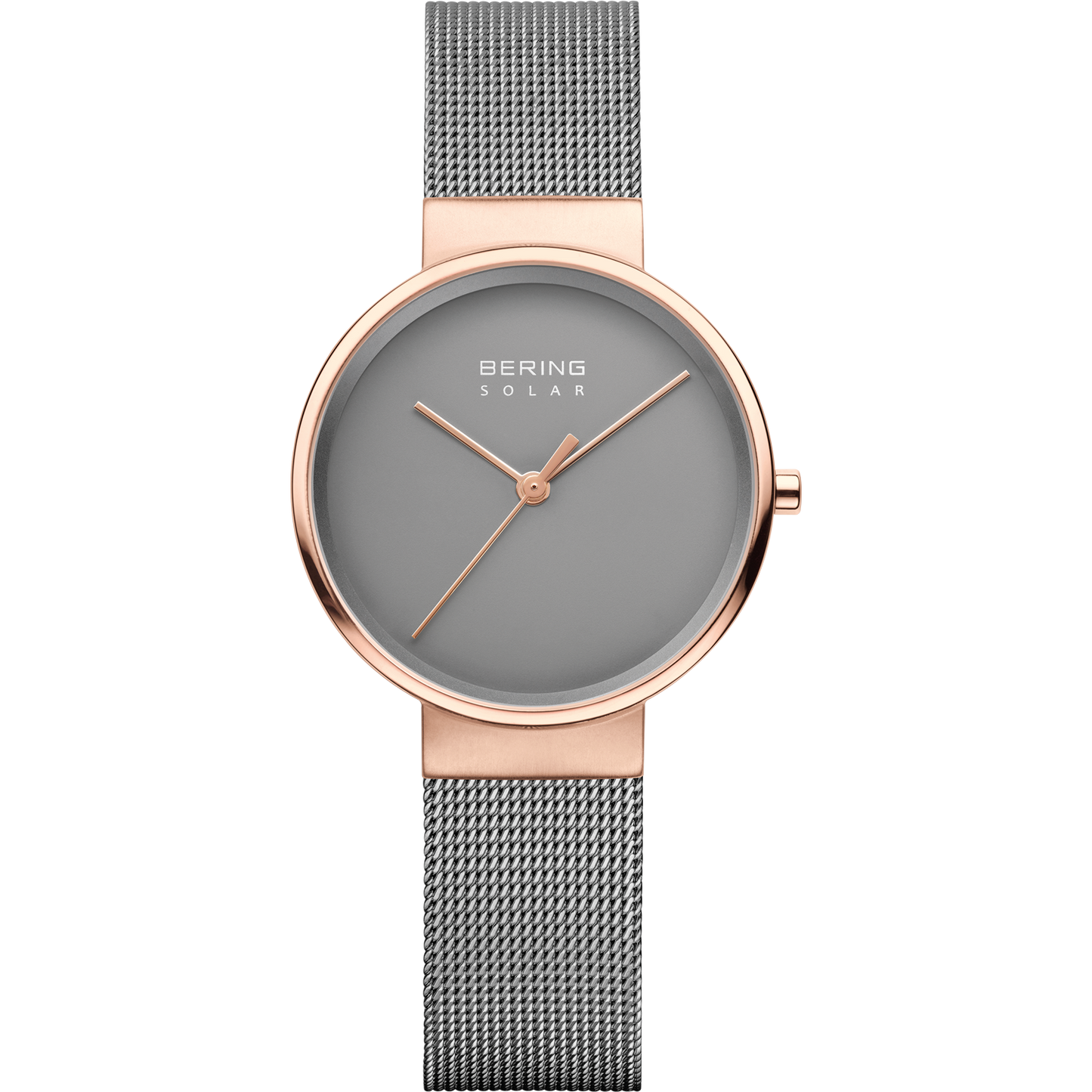 Bering Ladies Brushed Solar Grey Watch