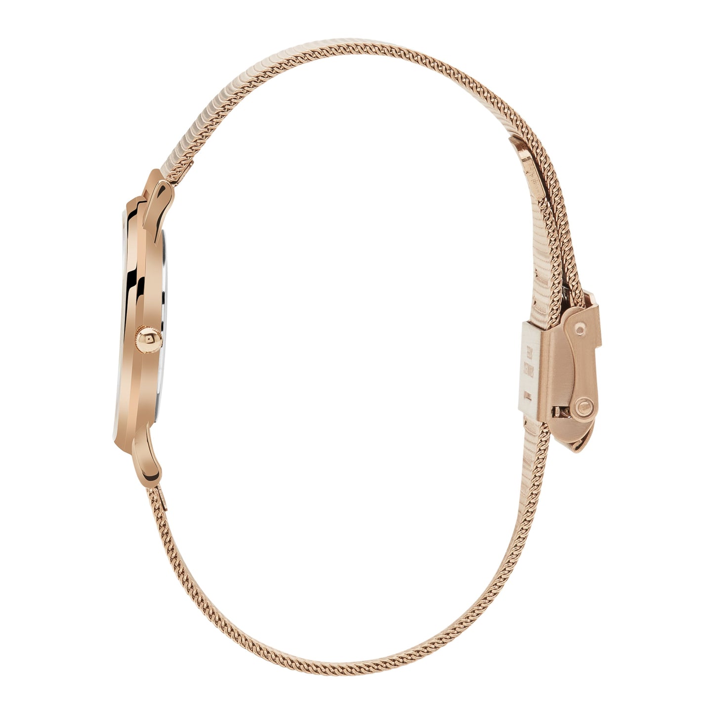 Rose & Coy Petite Pinnacle Ultra Slim 30mm Rose Gold | Mesh Strap Watch