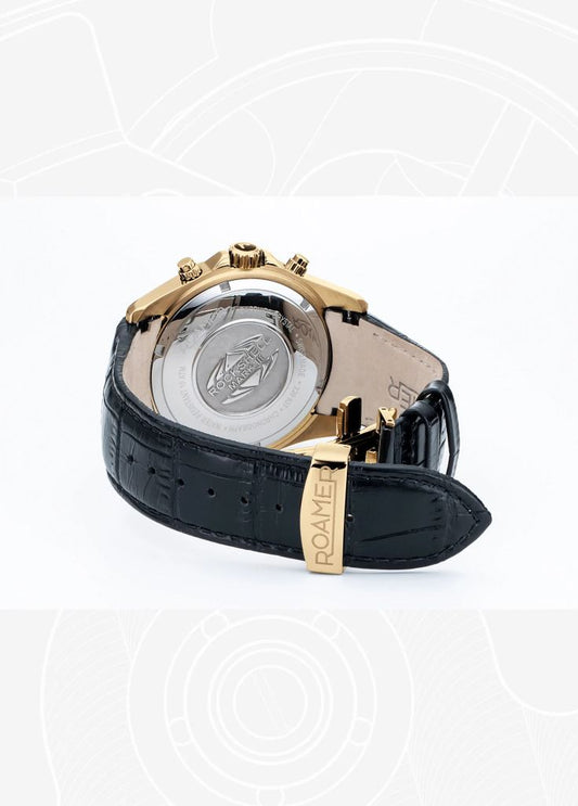 Roamer Rockshell Mark III Chrono 44mm Black Watch