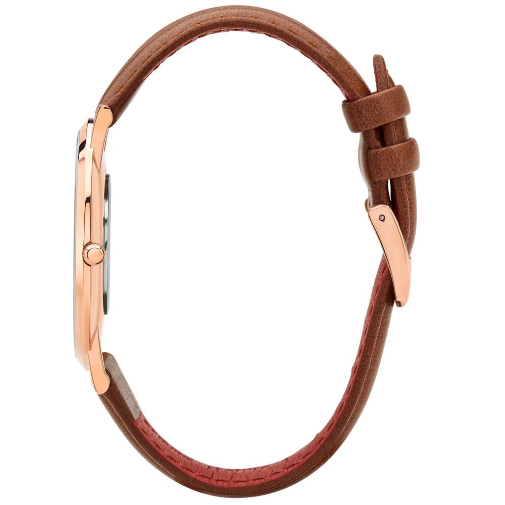 Rose & Coy Pinnacle Ultra Slim 40mm Rose Gold | Brown Leather Watch