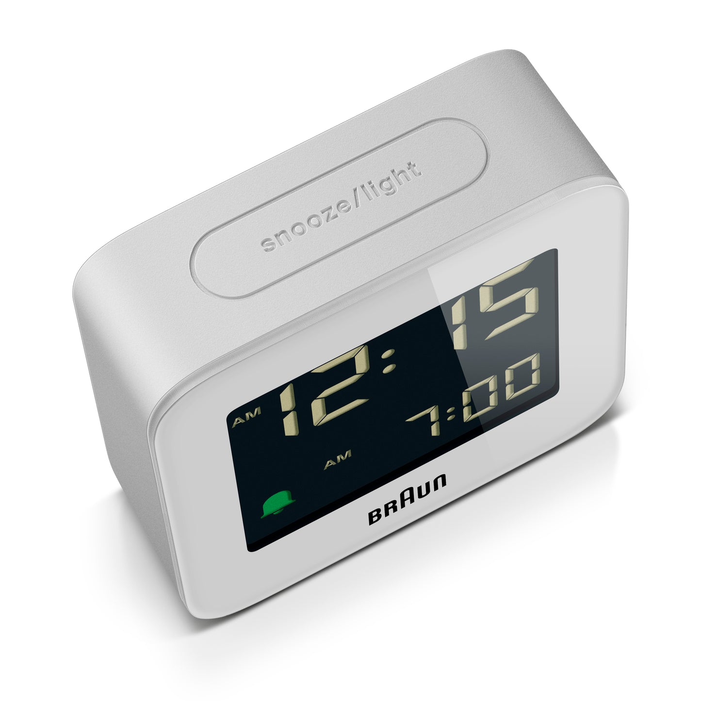 Braun Digital Travel Alarm Clock White