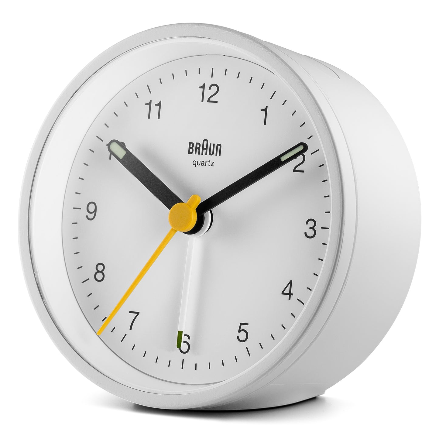 Braun Classic Analogue Alarm Clock White