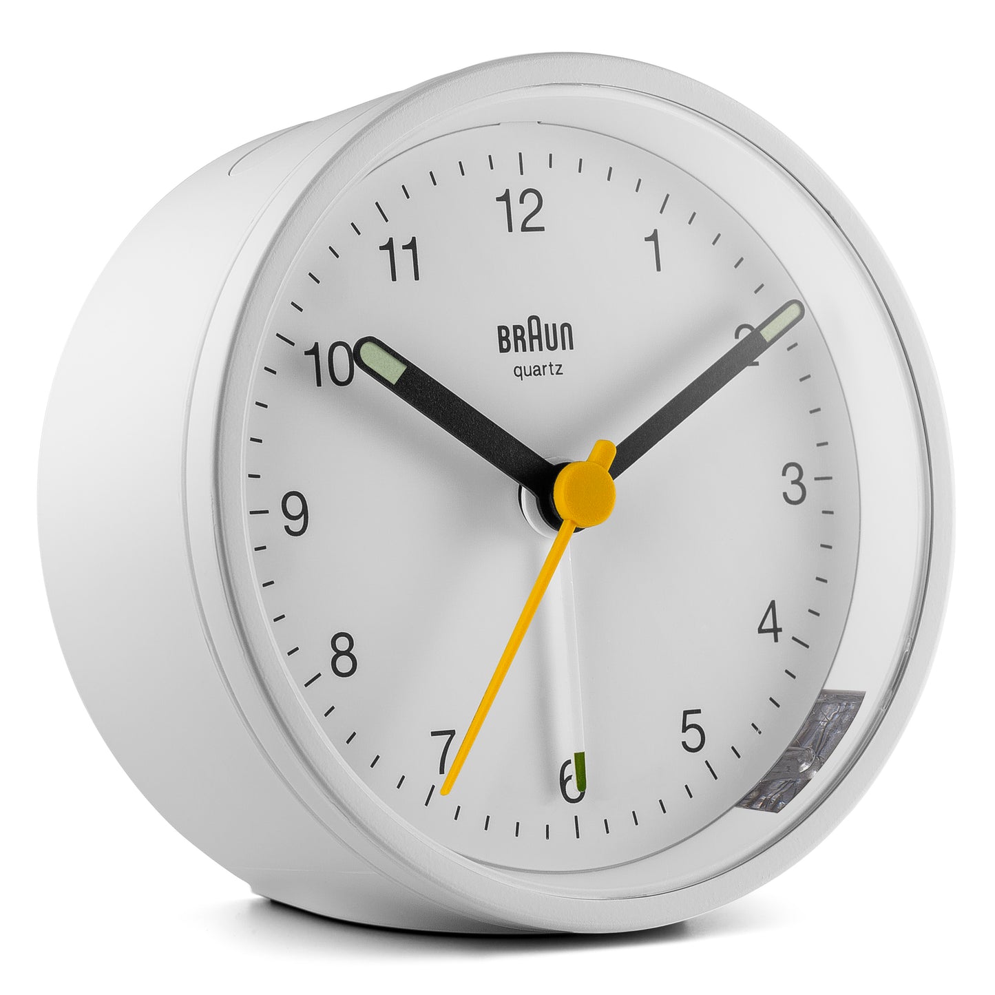 Braun Classic Analogue Alarm Clock White