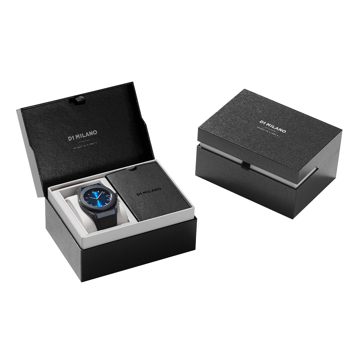 D1 Milano Carbonlite Blue 40.5mm Watch