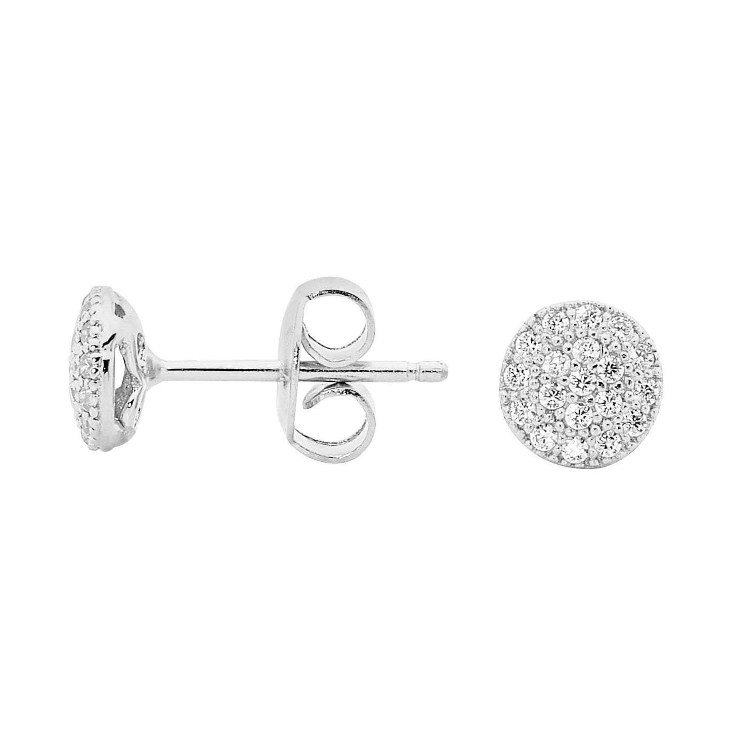 PETITE CIRCLE STUD EARRINGS