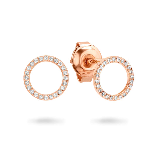 GEORGINI ARA ROSE GOLD EARRING