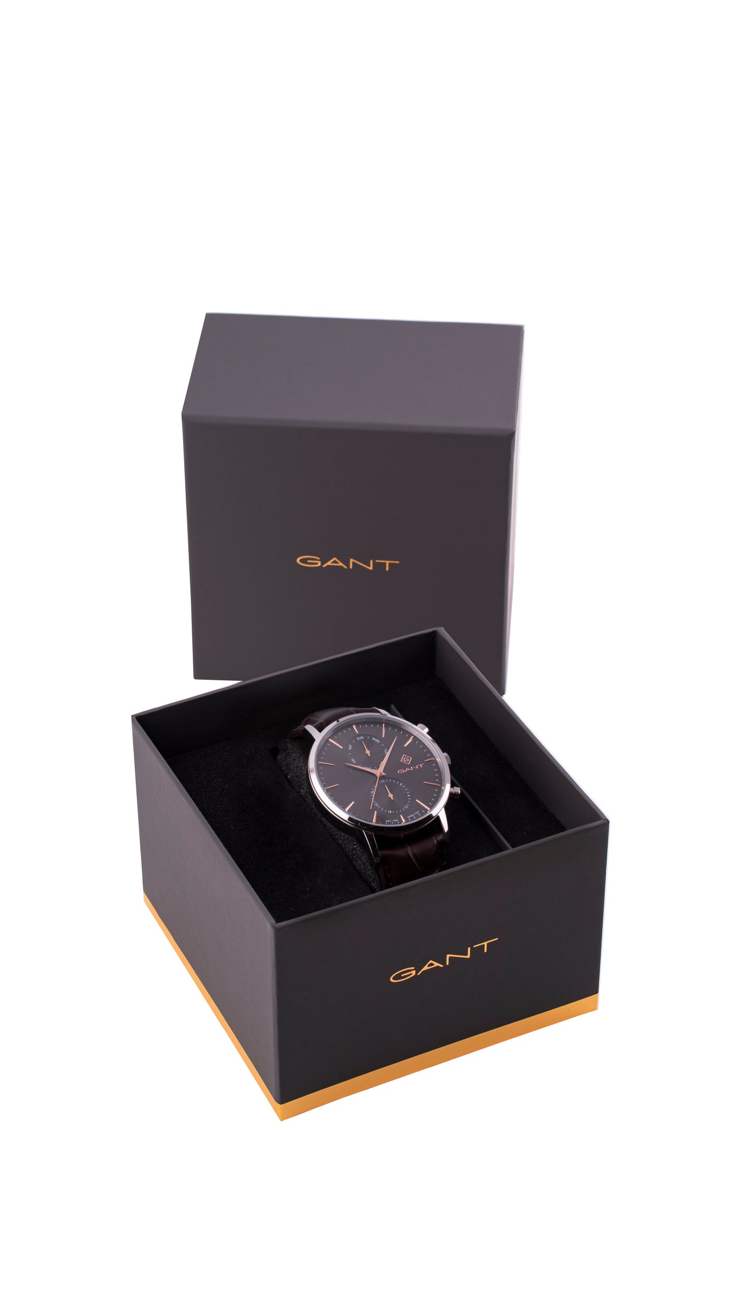 Park Hill Day-Date II Grey Dial Brown Leather
