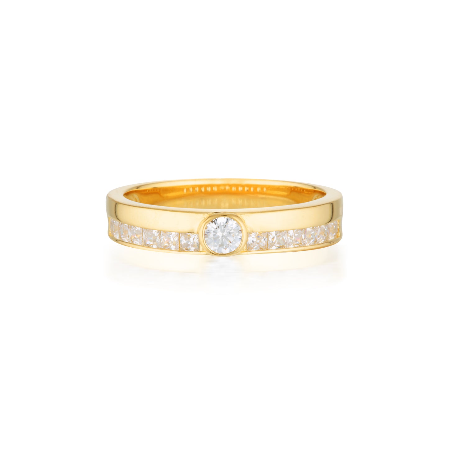 GEORGINI STELLAR LIGHTS GOLD ORION RING