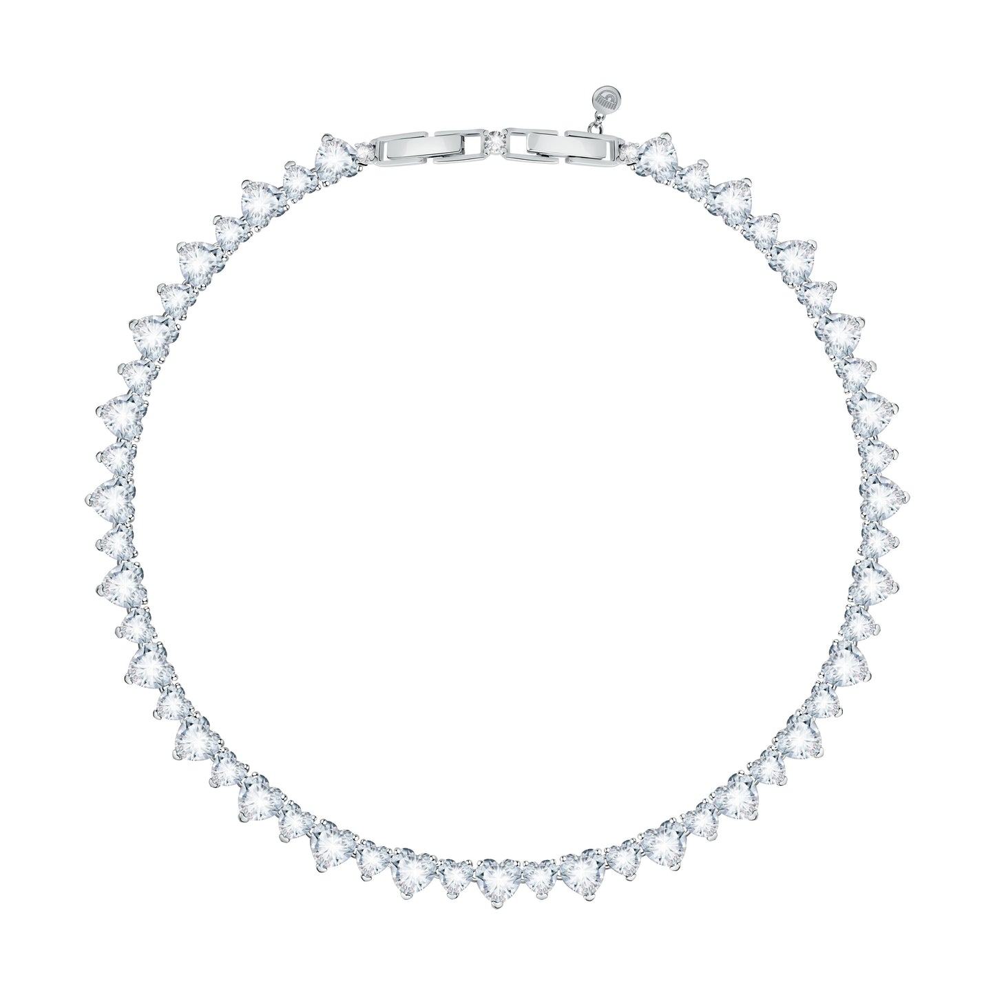 Chiara Ferragni Diamond Heart Silver Necklace