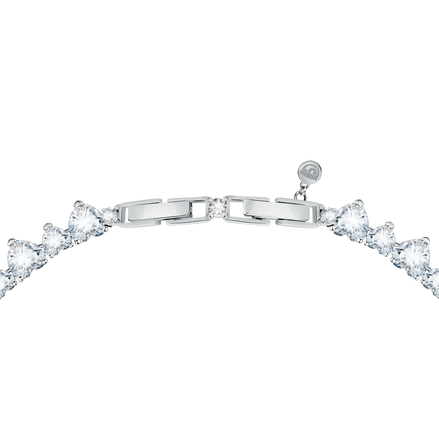 Chiara Ferragni Diamond Heart Silver Necklace