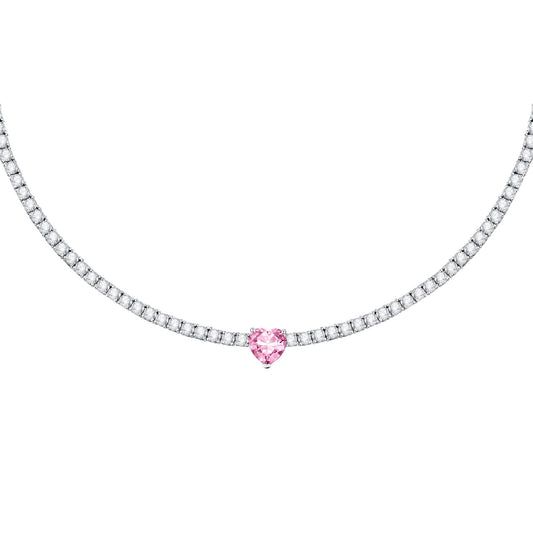 Chiara Ferragni Diamond Heart FairyTale Tennis Necklace