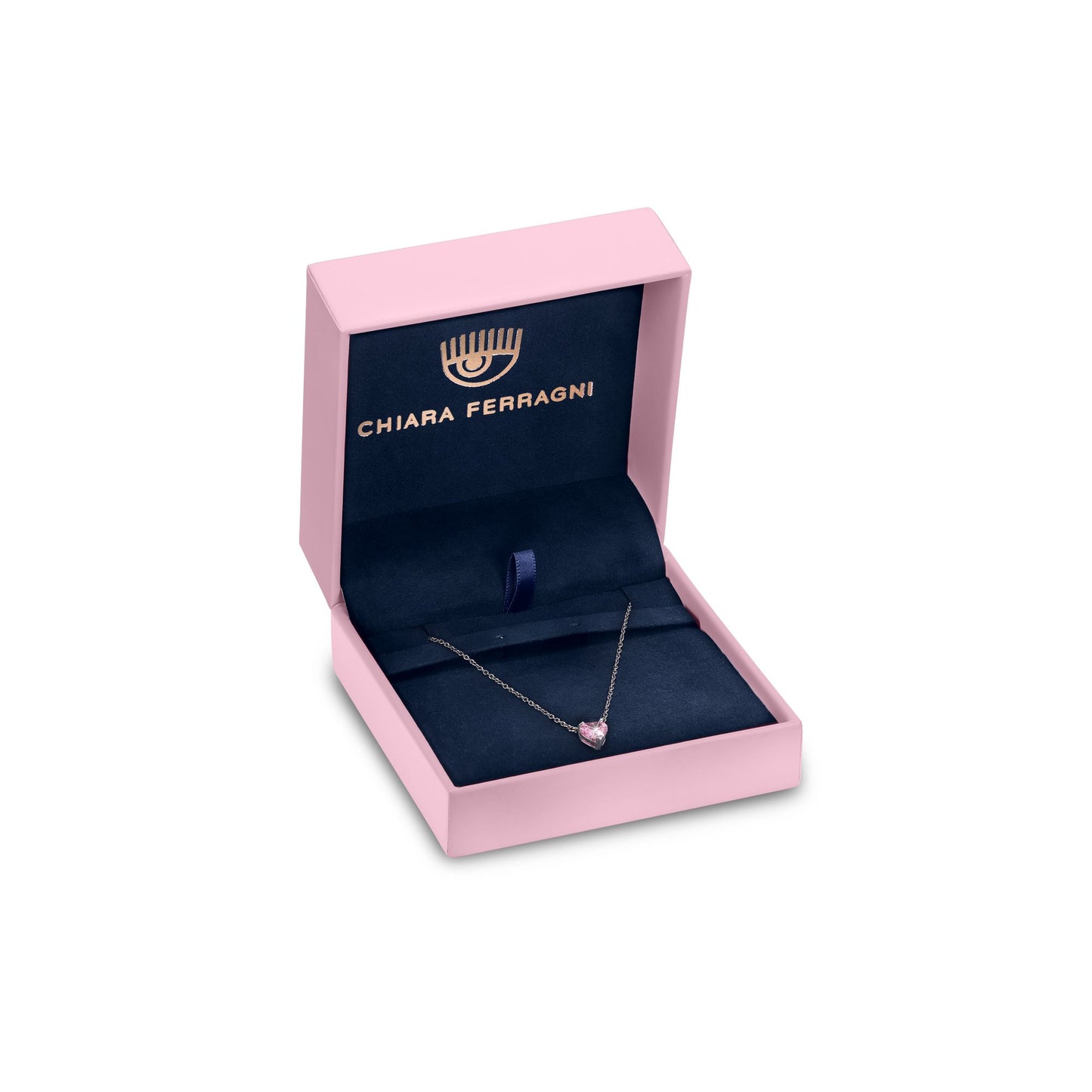 Chiara Ferragni Diamond Heart Silver Fairytale Pendant