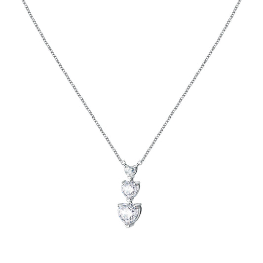 Chiara Ferragni Diamond Heart Silver Pendant