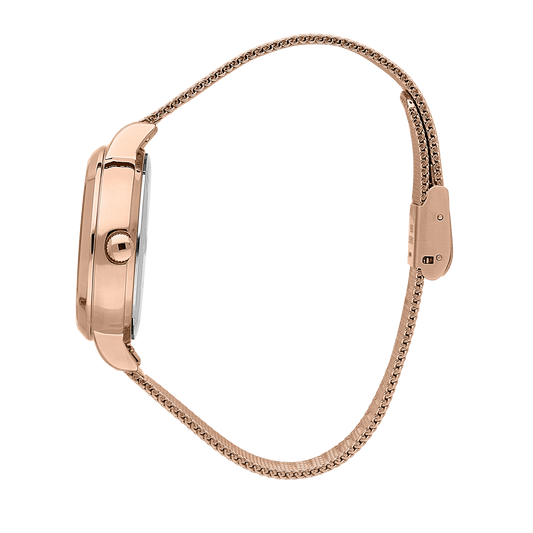 Oui&Me Fleurette Real Flowers 34mm Rose Gold Flower Dial Watch