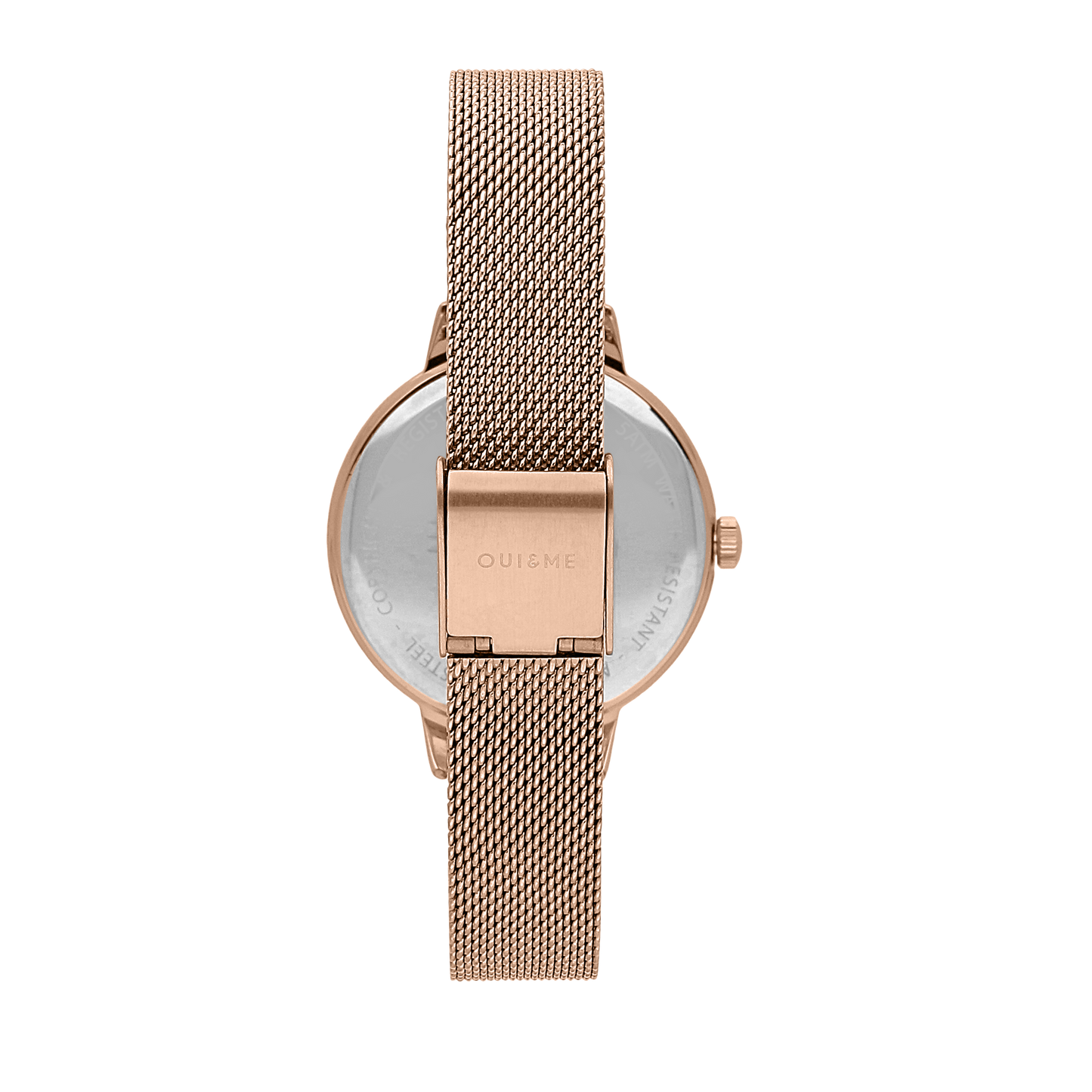 Oui&Me Fleurette Real Flowers 34mm Rose Gold Flower Dial Watch