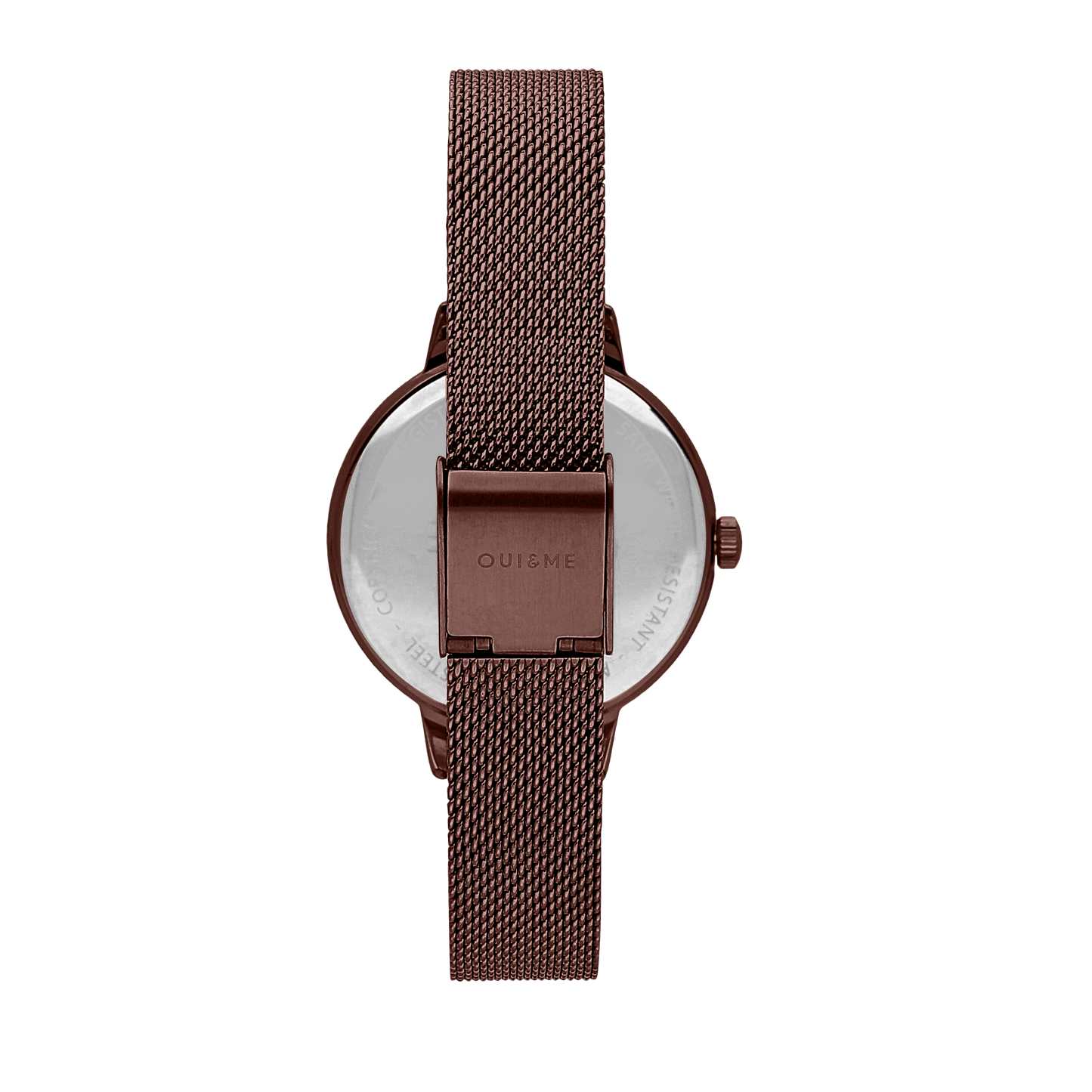 Oui&Me Fleurette Real Flowers 34mm Burgundy Watch
