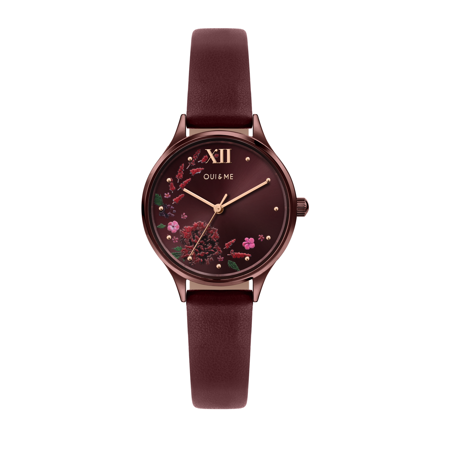 Oui&Me Bichette 28mm Burgundy Watch