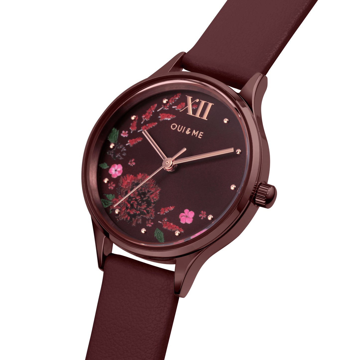 Oui&Me Bichette 28mm Burgundy Watch