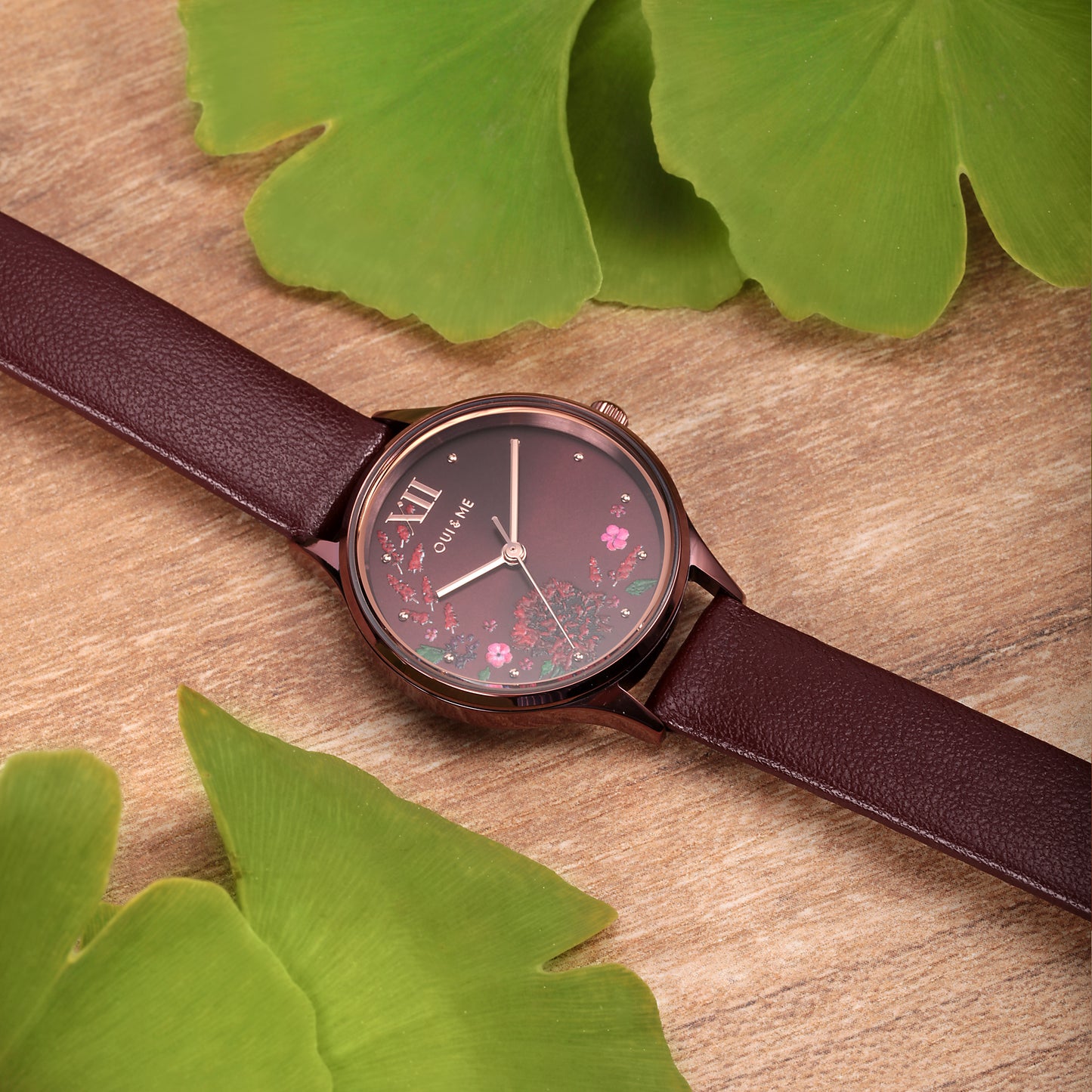 Oui&Me Bichette 28mm Burgundy Watch