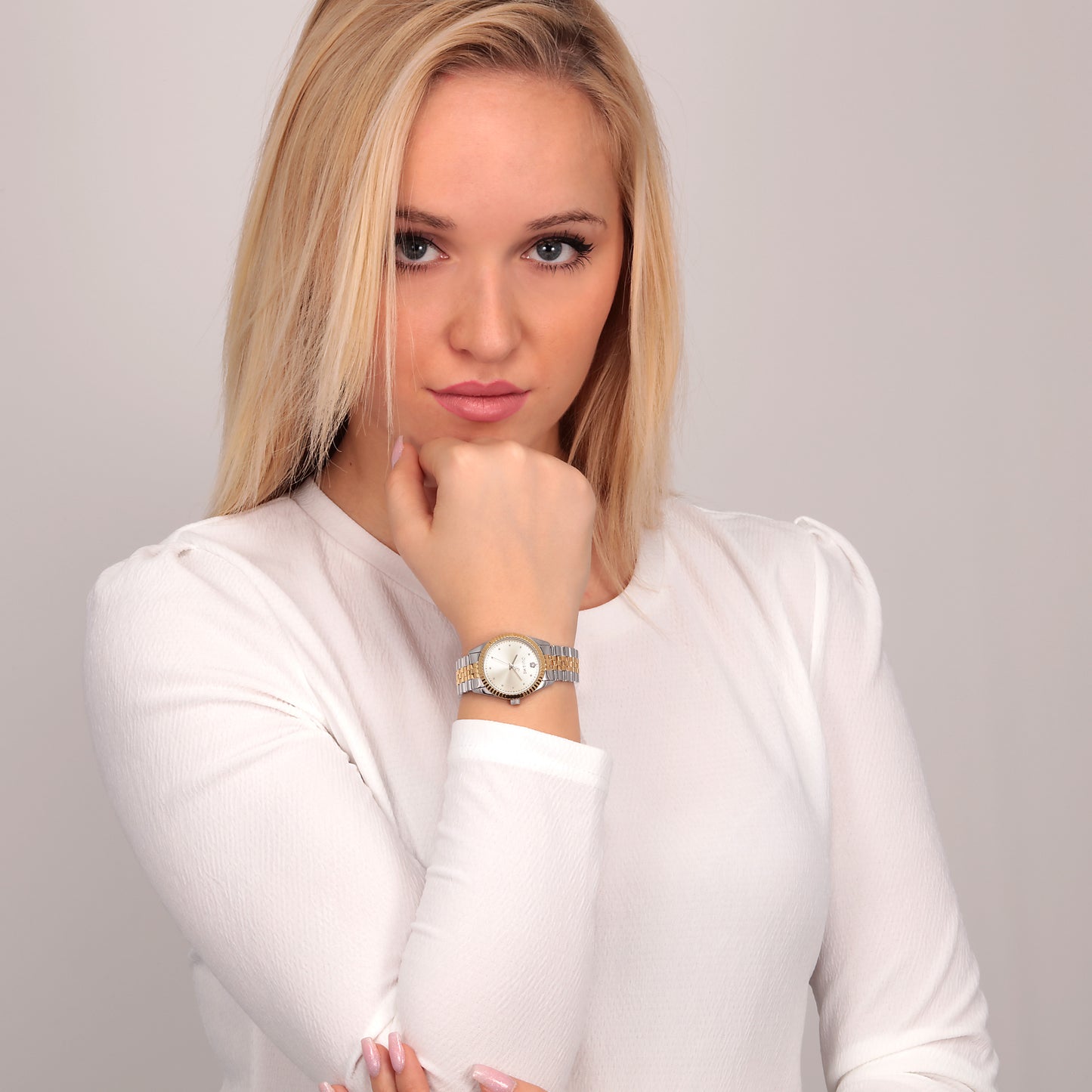 Oui&Me Coquette 30mm Two Tone Champagne Watch