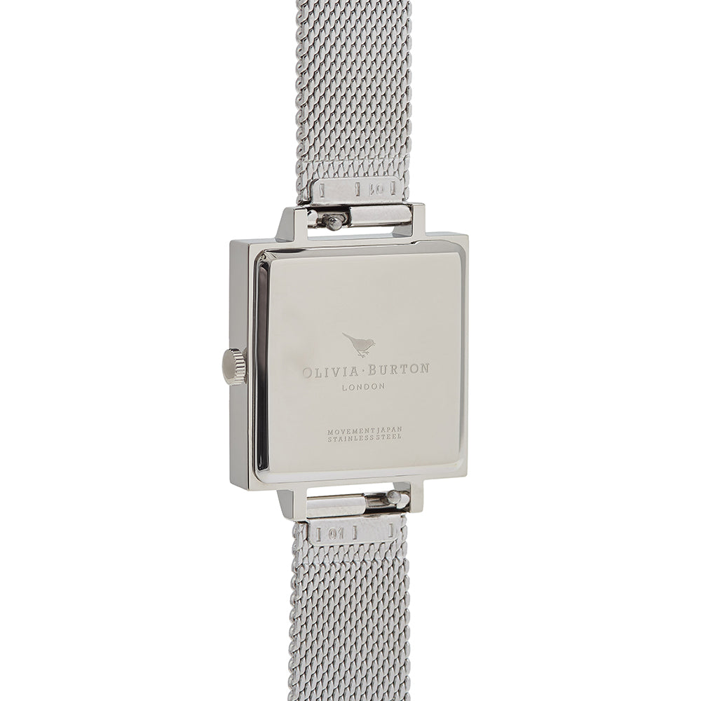 Olivia Burton 3D Butterfly Silver Watch