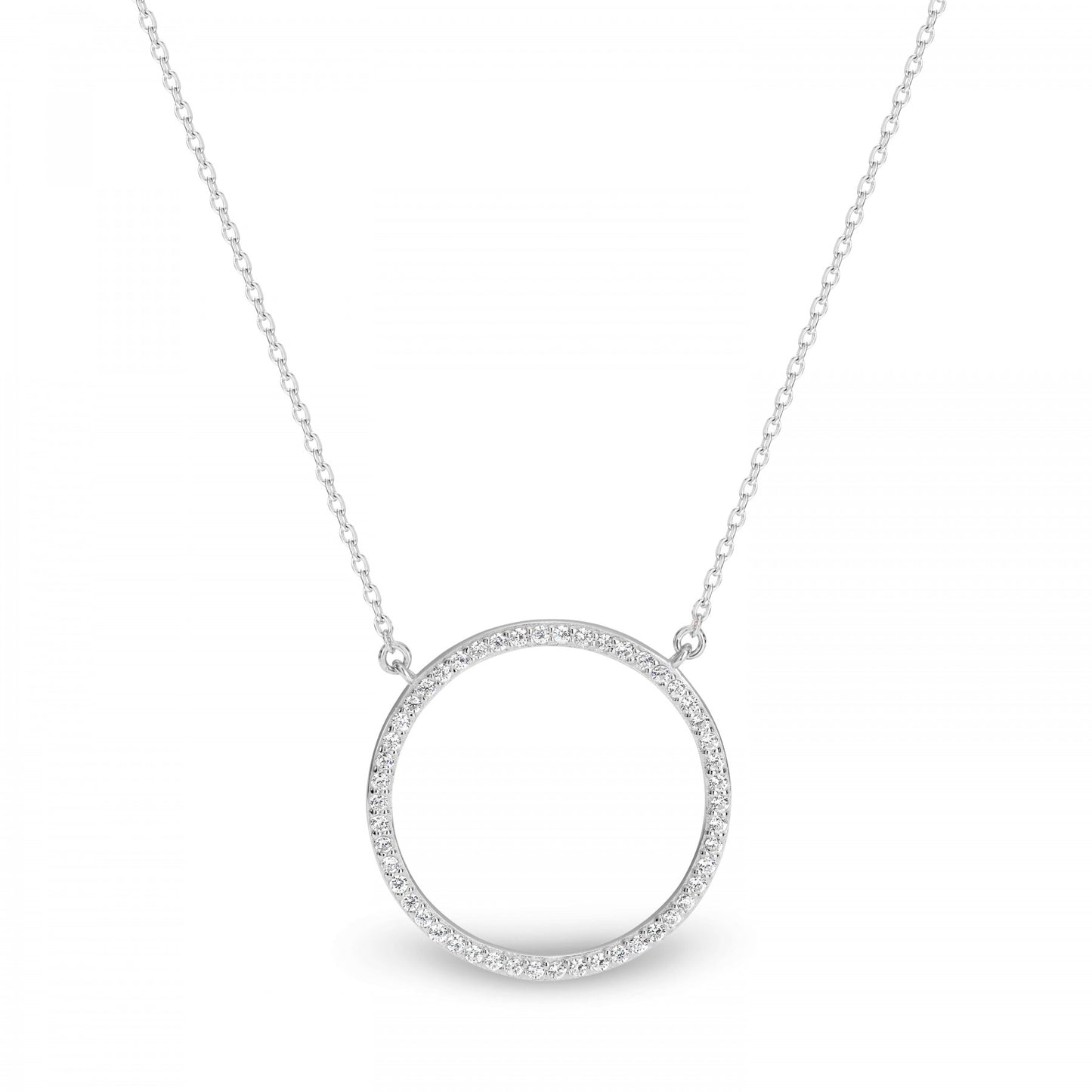 VIRGO RHODIUM PENDANT