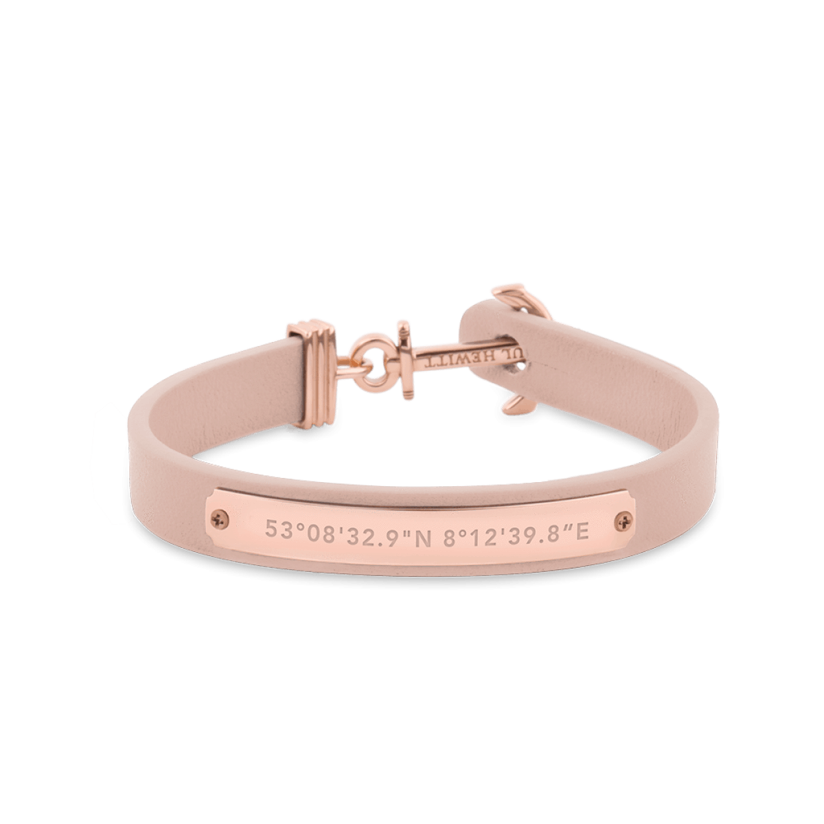 Paul Hewitt Signum Female Coordinates Rose Gold / Nude Bracelet - S